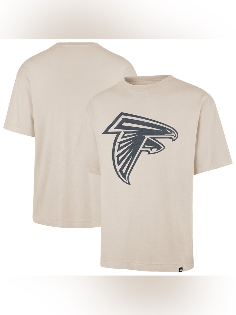 NWT Atlanta Falcons NFL Short Sleeve Khaki T-Shirt~Medium~47 Brand~$40